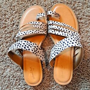 New Cheetah print Vegan Sandles